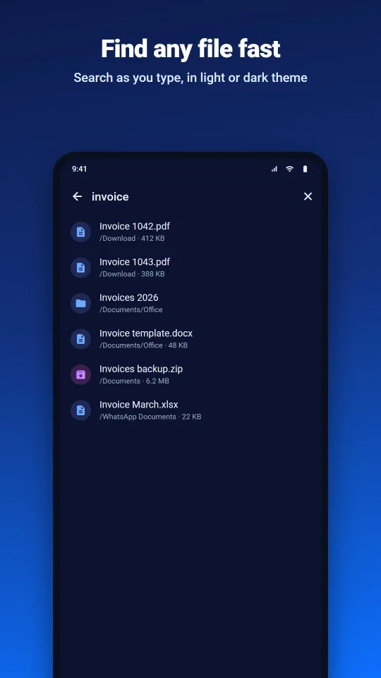 SaralFileManager: Find any file fast