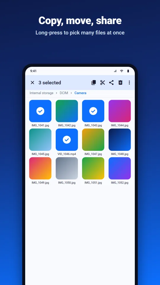 SaralFileManager: Copy, move and share