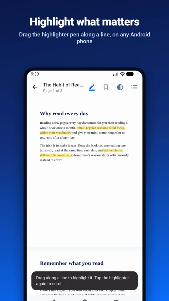 SaralReader: Highlight what matters