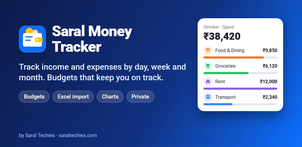 Saral Money Tracker